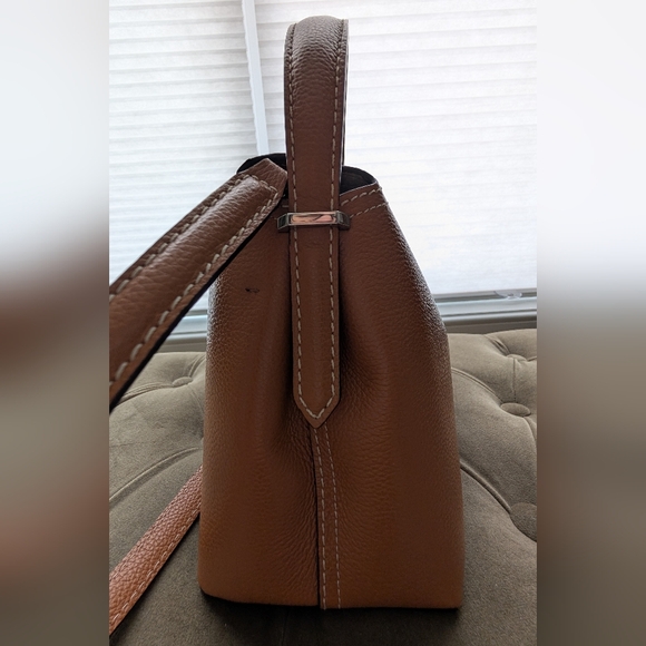 Toteme T-Lock Top Handle Bag Tan - Picture 8 of 15